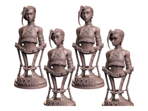 Sanix Jinx 3D Figuries Ready To Print 3D Принт Модель