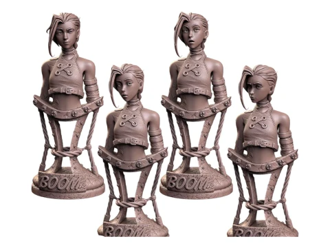 Sanix Jinx 3D Fig&uuml;rleri Baskıya Hazır 3D Baskı Modeli