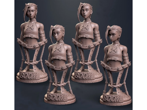 Sanix Jinx 3D Figuries Ready To Print 3D Print Model