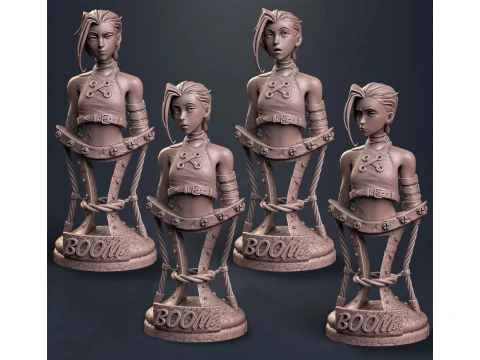 Sanix Jinx 3D Figuries Ready To Print 3D Print Model