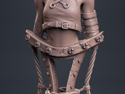 Sanix Jinx 3D Figuries Ready To Print 3D Print Model
