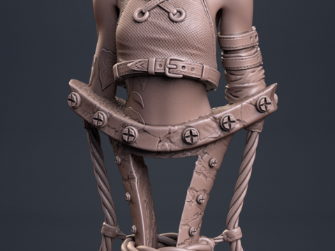Sanix Jinx 3D Figuries Ready To Print 3D Print Model