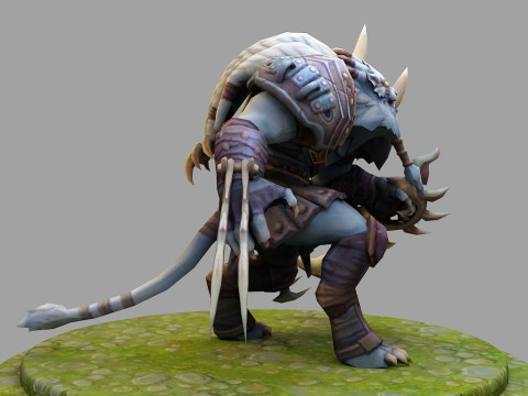 Rengar League Of Legends 3D Figuries Ready To Print 3D-Druckmodell