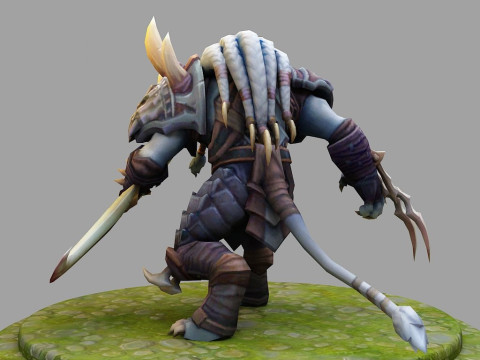 Rengar League Of Legends 3D Figuries Ready To Print 3D-Druckmodell