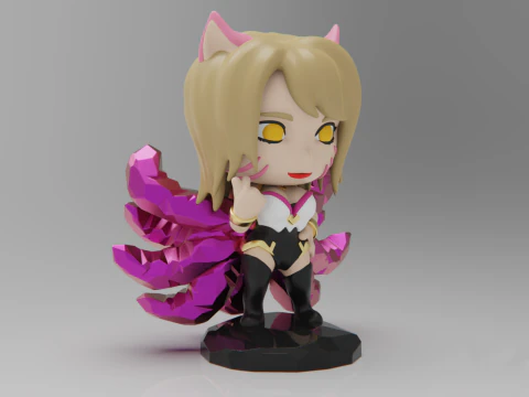 KDA AHRI 3D Figuries Ready To Print 3D Print Model