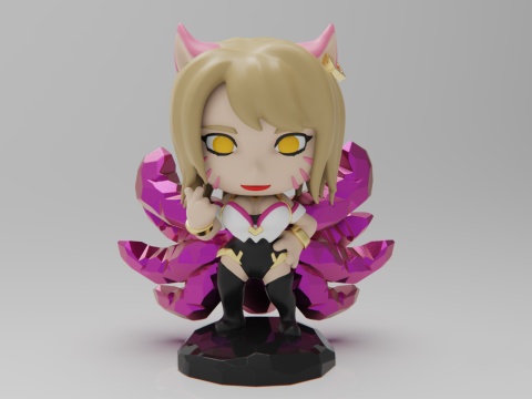 KDA AHRI 3D Figuries Ready To Print 3D-printmodel