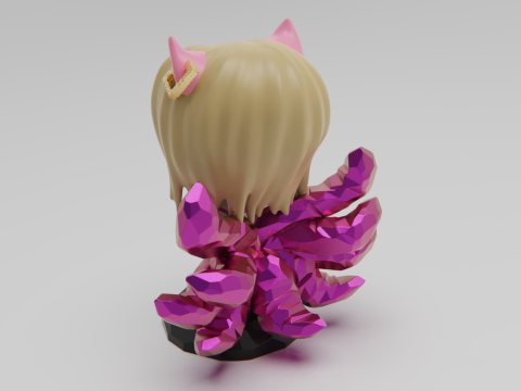 KDA AHRI 3D Figuries Ready To Print 3D-printmodel