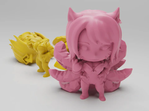 KDA AHRI 3D Figuries Ready To Print 3D Print Model