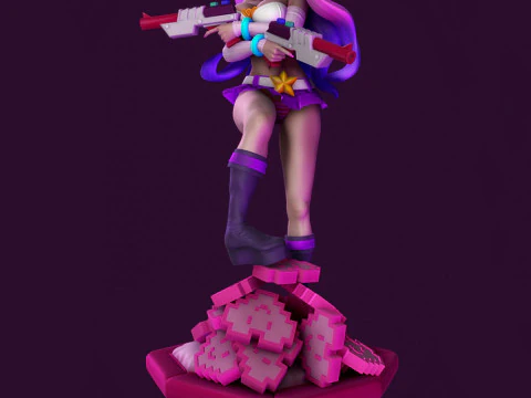 Miss Fortune Arcadia Ready To Print 3D Print Model