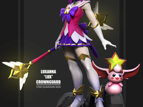 Lux Star Guardian Skin Ready To Print 3D Print Model