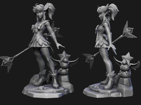 Lux Star Guardian Skin Ready To Print 3D Print Model
