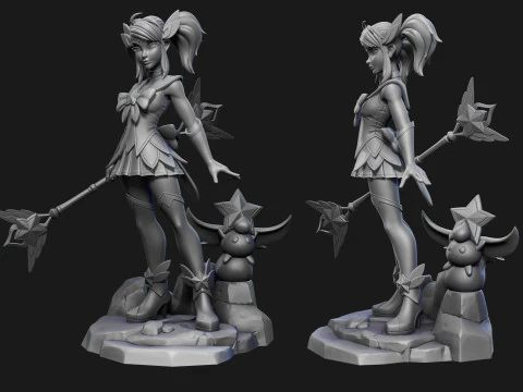 Lux Star Guardian Skin Ready To Print 3D Print Model