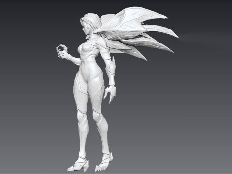 Kaisa League of Legends Ready To Print 3D Принт Модель