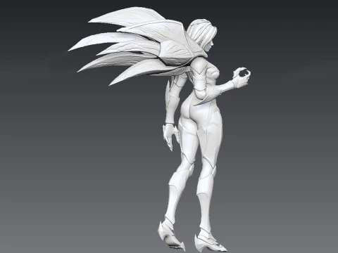 Kaisa League of Legends Ready To Print 3D Print Model