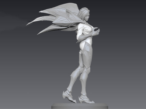 Kaisa League of Legends Ready To Print Modelo de Impressão 3D