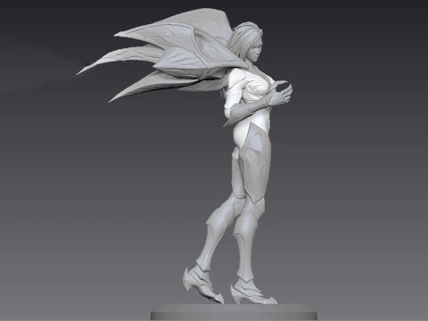 Kaisa League of Legends Ready To Print 3D Print Model
