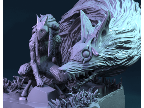 Kindred League of Legends Ready To Print Model do druku 3D