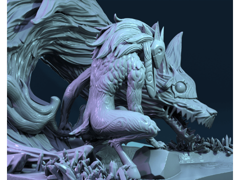 Kindred League of Legends Ready To Print Model do druku 3D
