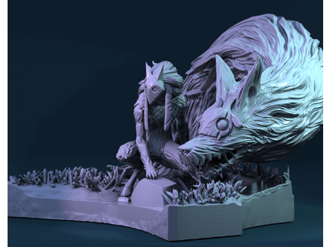 Kindred League of Legends Ready To Print Model do druku 3D