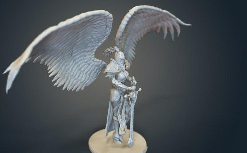 Kayle the Judicator Ready To Print 3D 프린트 모델 .c4d .max .obj .3ds .fbx .stl .blend