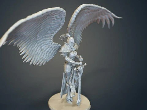 인쇄할 준비가 된 심판관 케일 3D 프린트 모델