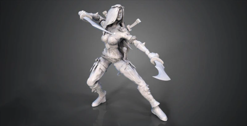 Katarina Ready To Print 3D Print Model .c4d .max .obj .3ds .fbx .stl .blend 