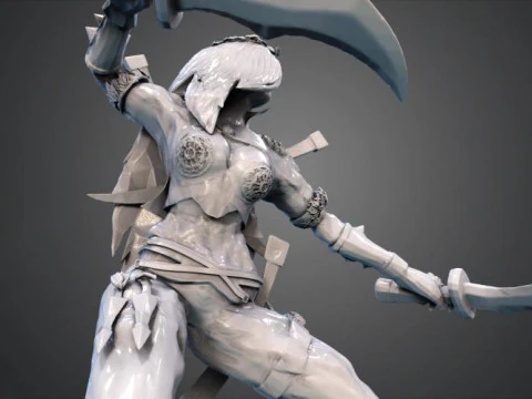 Katarina Ready To Print 3D Print Model