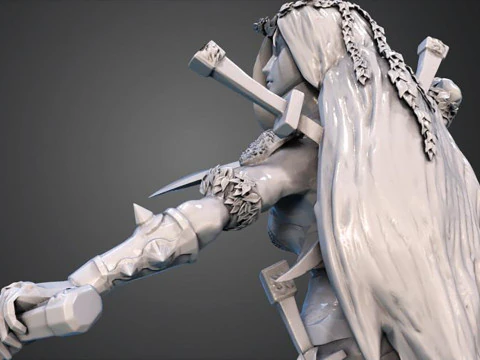 Katarina Ready To Print 3D Print Model
