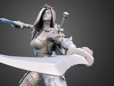 Katarina Ready To Print 3D Baskı Modeli