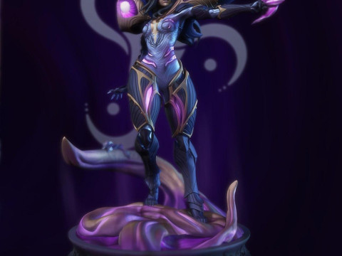 Kaisa League of Legends Ready To Print 3D Print Model