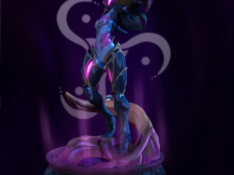 Kaisa League of Legends Ready To Print 3D Print Model