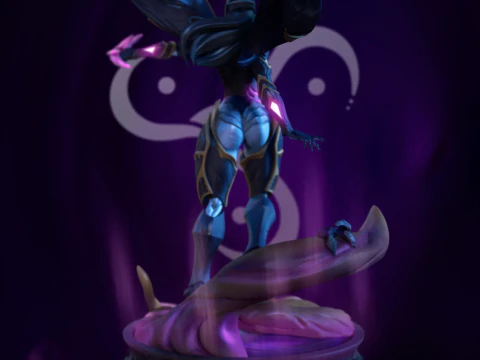 Kaisa League of Legends Ready To Print 3D Print Model