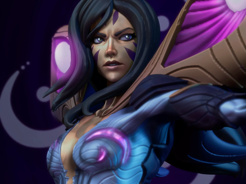 Kaisa League of Legends Ready To Print 3D Принт Модель