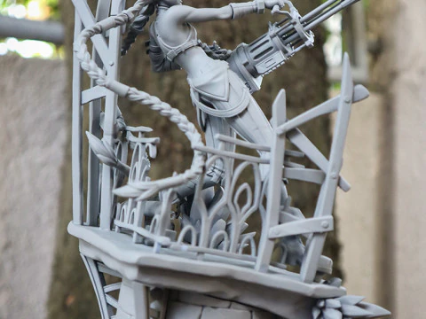 Jinx - Arcane League of Legends pronto per la stampa Modello di stampa 3D