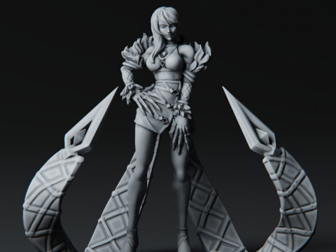 Evelynn Kda League of Legends Ready To Print Model do druku 3D