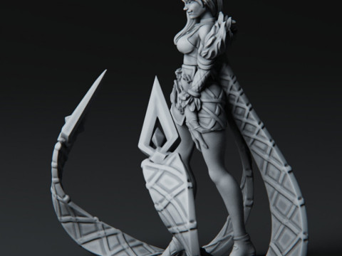 Evelynn Kda League of Legends Ready To Print Model do druku 3D