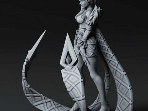 Evelynn Kda League of Legends Ready To Print 3D Print Model