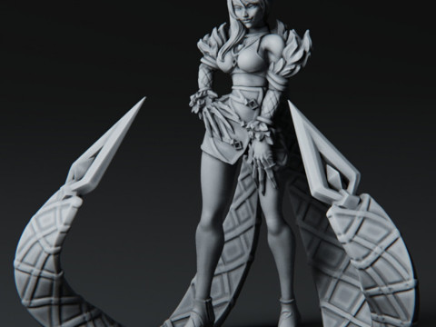 Evelynn Kda League of Legends Ready To Print Model do druku 3D