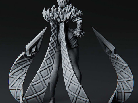 Evelynn Kda League of Legends Ready To Print Model do druku 3D