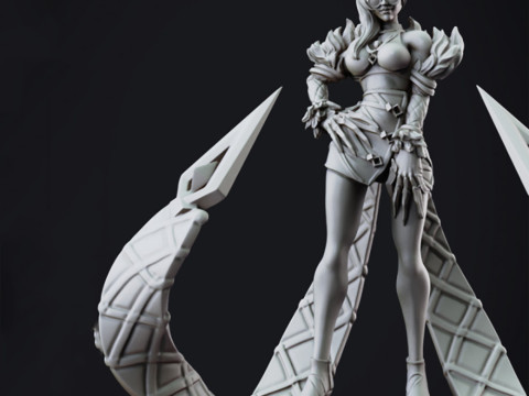 Evelynn Kda League of Legends Ready To Print Model do druku 3D