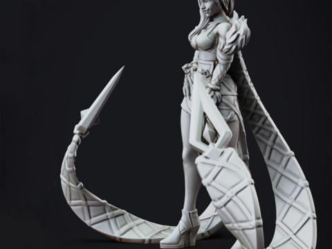 Evelynn Kda League of Legends Ready To Print Model do druku 3D