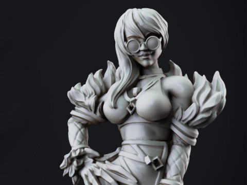 Evelynn Kda League of Legends Ready To Print Model do druku 3D