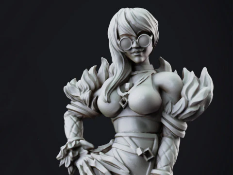 Evelynn Kda League of Legends Ready To Print 3D Print Model