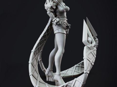 Evelynn Kda League of Legends Ready To Print Model do druku 3D