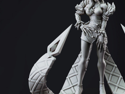 Evelynn Kda League of Legends Ready To Print Model do druku 3D