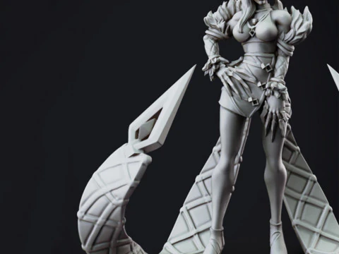Evelynn Kda League of Legends Ready To Print 3D Print Model