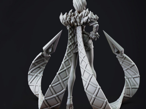 Evelynn Kda League of Legends Ready To Print Model do druku 3D