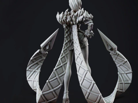 Evelynn Kda League of Legends Ready To Print 3D Print Model