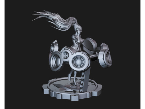 DJ Sona Ready To Print 3D Принт Модель