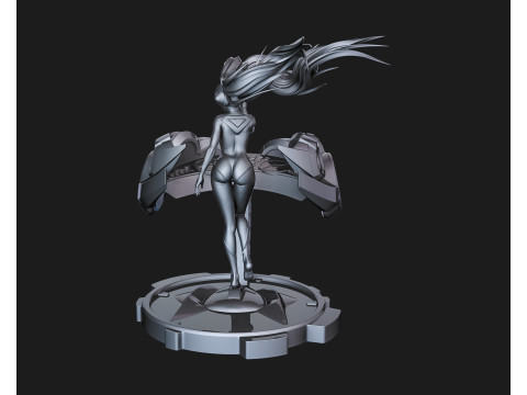 DJ Sona Ready To Print 3D Принт Модель